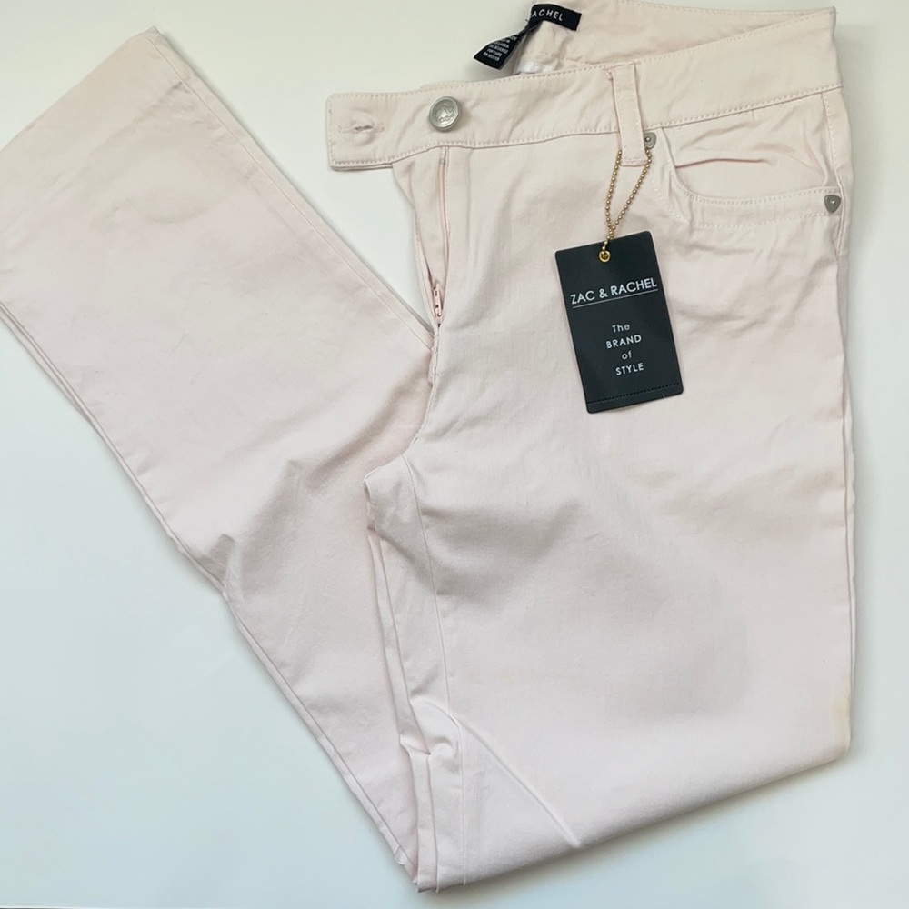 Beautiful light pink pants.